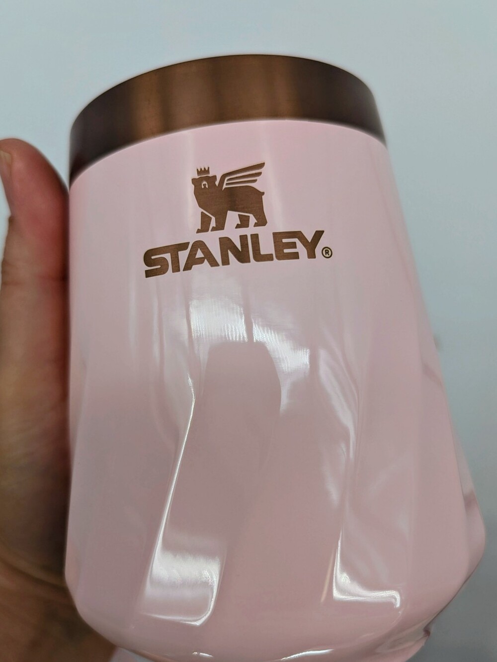 New Stanley Textured Reserve Wine Tumbler cup 11 Oz pink velvet gloss gift 2026